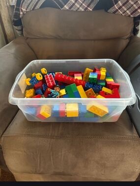 Lego Colorful Building Bricks Set - Red, Yellow, Blue, Green
